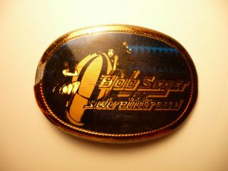 Vintage Bob Seger Belt Buckle The Silver Bullet Band