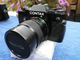 Contax 137 Ma Quartz 35mm Slr Film Camera W/ Zoom Lens