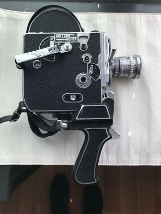Vintage Bolex Paillard H8,  8mm Movie Camera - Made In Switzerland - Kodak Lens