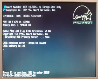 Shuttle Hot 541 V2.  5 Socket 7 At Motherboard Intel Pentium 166mhz Cpu 40mb 