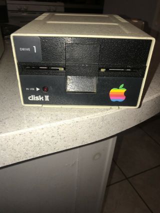Vintage Apple Ii 5 1/4 " Floppy Disk Drive Rainbow Cable Ii Ii Plus Iie Computer
