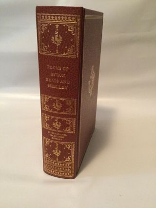 Poems Of Byron Keats And Shelley 1967 International Collectors Library