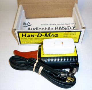 Tape Head Demagnetiser Demagnetizer Han D Mag 220/240v
