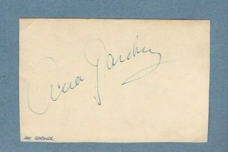 AVA GARDNER / DOROTHY KIRSTEN Authentic Vintage Signed Autograph Album Page 2