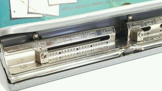 Adjustable Hole Punch Vintage Mutual Spacematic no.  23 Hole Punch 3