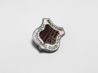 Brentford Fc - Vintage Enamel Crest Badge.