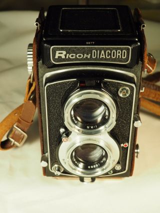 Vintage Ricoh Diacord Twin Len Reflex Camera
