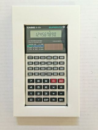 Vintage Casio fx - 115v FX Scientific Calculator Solar Plus NOS 2