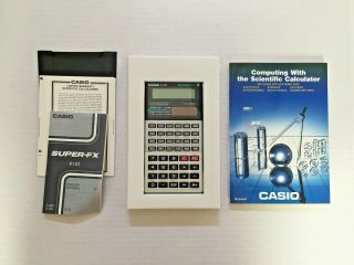 Vintage Casio fx - 115v FX Scientific Calculator Solar Plus NOS 3