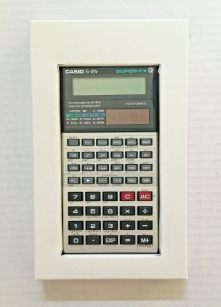 Vintage Casio fx - 115v FX Scientific Calculator Solar Plus NOS 4