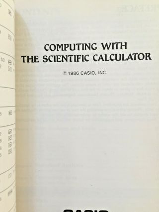 Vintage Casio fx - 115v FX Scientific Calculator Solar Plus NOS 8