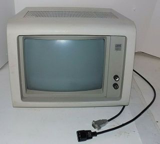 Vintage - Ibm Monochrome Personal Computer Display 5151 5151001 Monitor