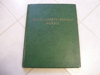 Vintage Whitman Shield Liberty Buffalo Nickels 1866 - 1938 Folder