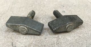 Vintage Rogers Big R Thumb Wing Screws For Hardware Drum Mount Cymbal Stand