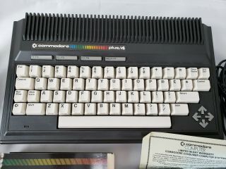 Commodore Plus 4 Computer with box and some accessories. 3