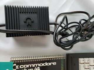 Commodore Plus 4 Computer with box and some accessories. 5
