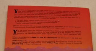 Extremely RARE Book on How to Write Adventure Games for the Apple II 2