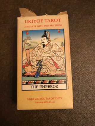 Ukiyoe Tarot Cards Deck - Vintage 1982 - Oop Japan Japanese