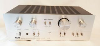 Vintage Akai Am - 2250 Stereo Integrated Amplifier (only On One Side)