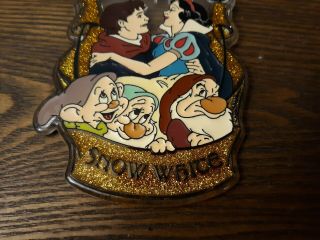 2 Vintage Disney Snow White and the Seven Dwarfs Prince Key Chain Ring St.  Lucia 4