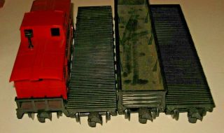 Vintage KMT K Series 4x Train Cars & 2x GM&O Flat Car Kits 0402 MIB X9 6