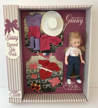 Vtg Ginny Sassoon Special Gift Pack Vogue Doll Outfits Clothing 1980 Skates Hat