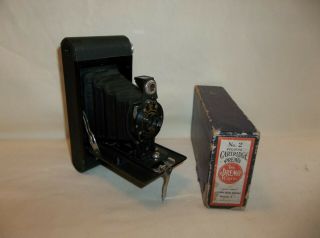 Vintage Eastman Kodak No.  2 Folding Cartridge Premo Camera