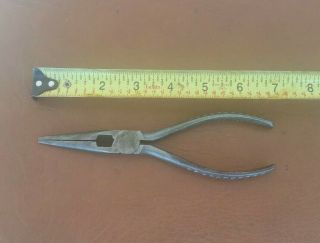 Vintage Snap - On No.  196 7 - 1/4 " Needle Nose Pliers Usa