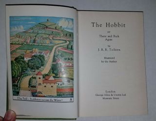 The Hobbit by J.  R.  R.  Tolkien - 2nd Edition from 1961 UK Unwin Published 8