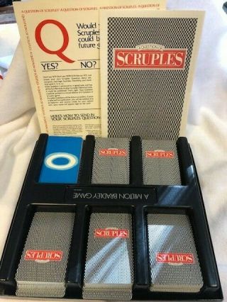 Vintage 1986 Scrupples Milton Bradley Game Complete 3