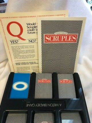 Vintage 1986 Scrupples Milton Bradley Game Complete 4