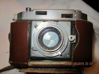 Agfa Karat 36 Camera,  Leather Case,  F2/50mm Karat - Heligon Lens,  35mm Film