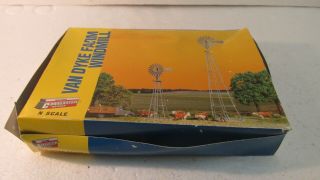 Vintage Walthers Cornerstone Series N Scale Van Dyke Farm Windmill Tr1329