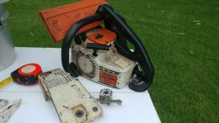 Vintage Stihl Chainsaw 012 Parts Has Compression Read Desc.  Check Photo