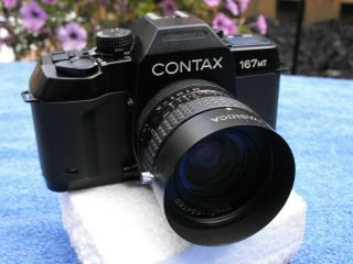 Contax 167mt 35mm Slr Film Camera W/ Lens