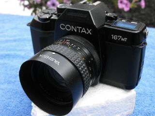 Contax 167MT 35MM SLR Film Camera w/ Lens 2