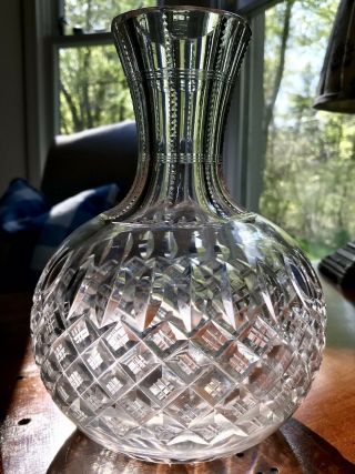 Vintage Abp Cut Crystal Water / Wine Carafe