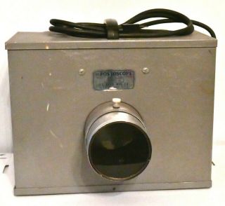 The Postoscope Display Artist Projector Model E Antique Rare Vintage With Lens