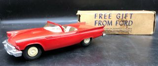 Vintage Amt 1957 Ford Thunderbird Convertible Dealer Promo Model Car