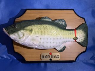 Vintage Big Mouth Billy Bass 1999 Gemmy The Singing Talking Sensation Fish