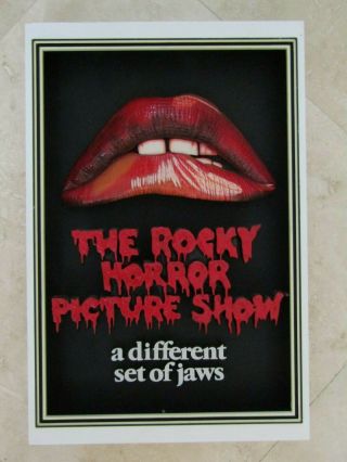 Vintage Rocky Horror Picture Show 3 - D Wall Hanging