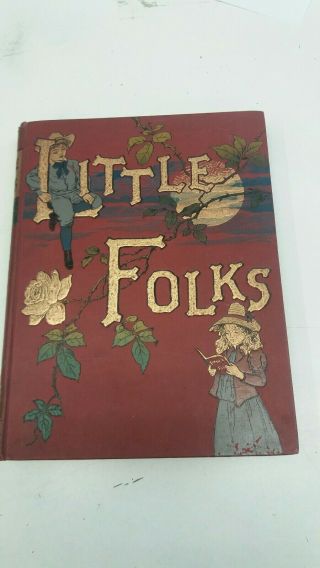 Little Folks Annual Vol 34 1891 Victorian Children 