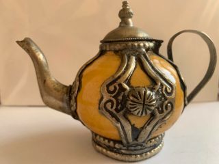 Vintage Handmade Decorative Moroccan Tea Pot