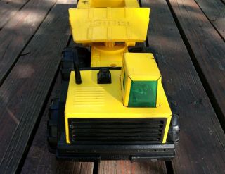 Vintage Tonka Construction Mighty Diesel Truck With Hauler Trailer 1992