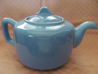 Vintage,  Medalta,  Canada,  Large Blue Teapot - Vgc