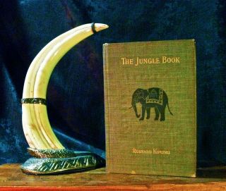 The Jungle Book By Rudyard Kipling (1894) 1st Edition Hardcover Book