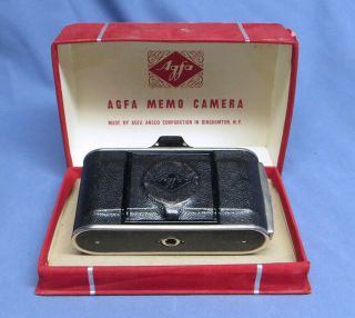 Vintage Agfa Ansco Memo Camera - Agfa Memar F4.  5 Lens w/Original Box 8
