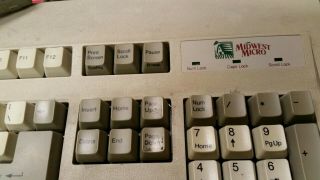 Chicony Midwest Micro Clicky Keyboard KB - 5181 2
