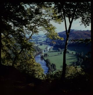 Vintage Magic Lantern Slide River Wye From Symonds Yat No2 Dated 1967 Photo