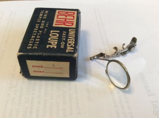 Vintage Behr Loupe Jewelers Clip On Model 55 Universal